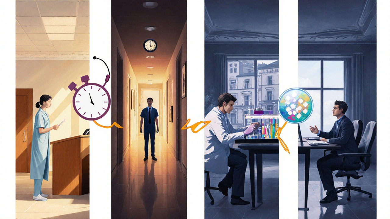 Kariérní cesta českého lékaře od studenta po vedoucího laboratoře.