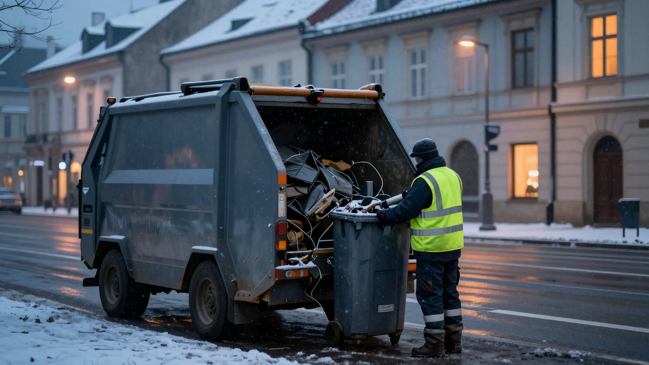 Kolik si vydělá popelář za měsíc v Česku v roce 2025?