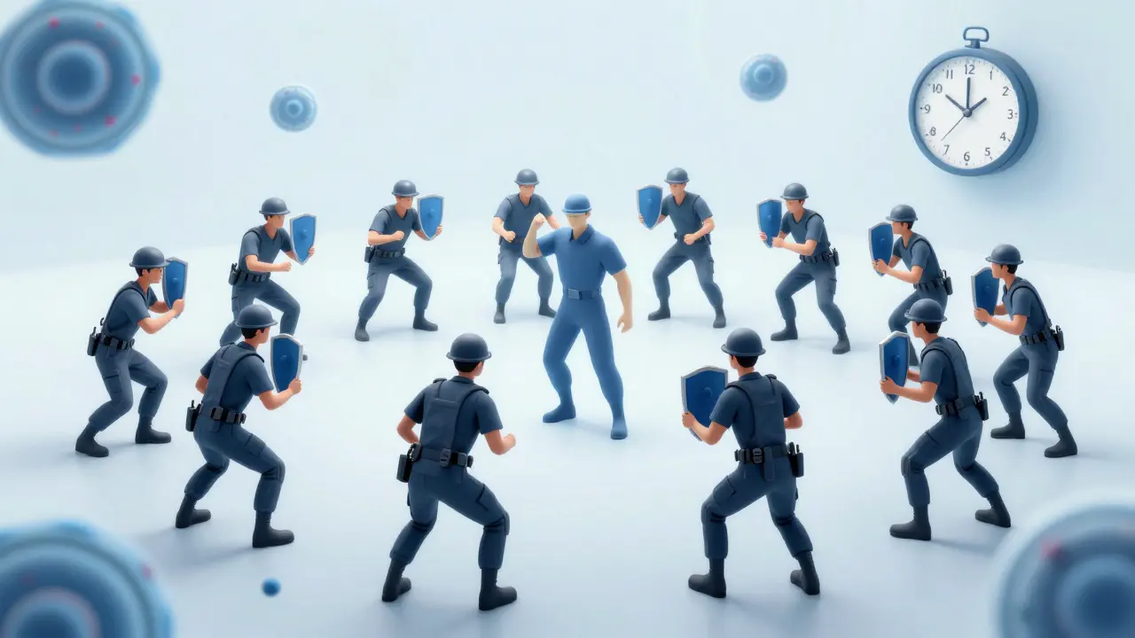 Imunitní buňky trénují jako atléti, aby vytvořily ochranu.