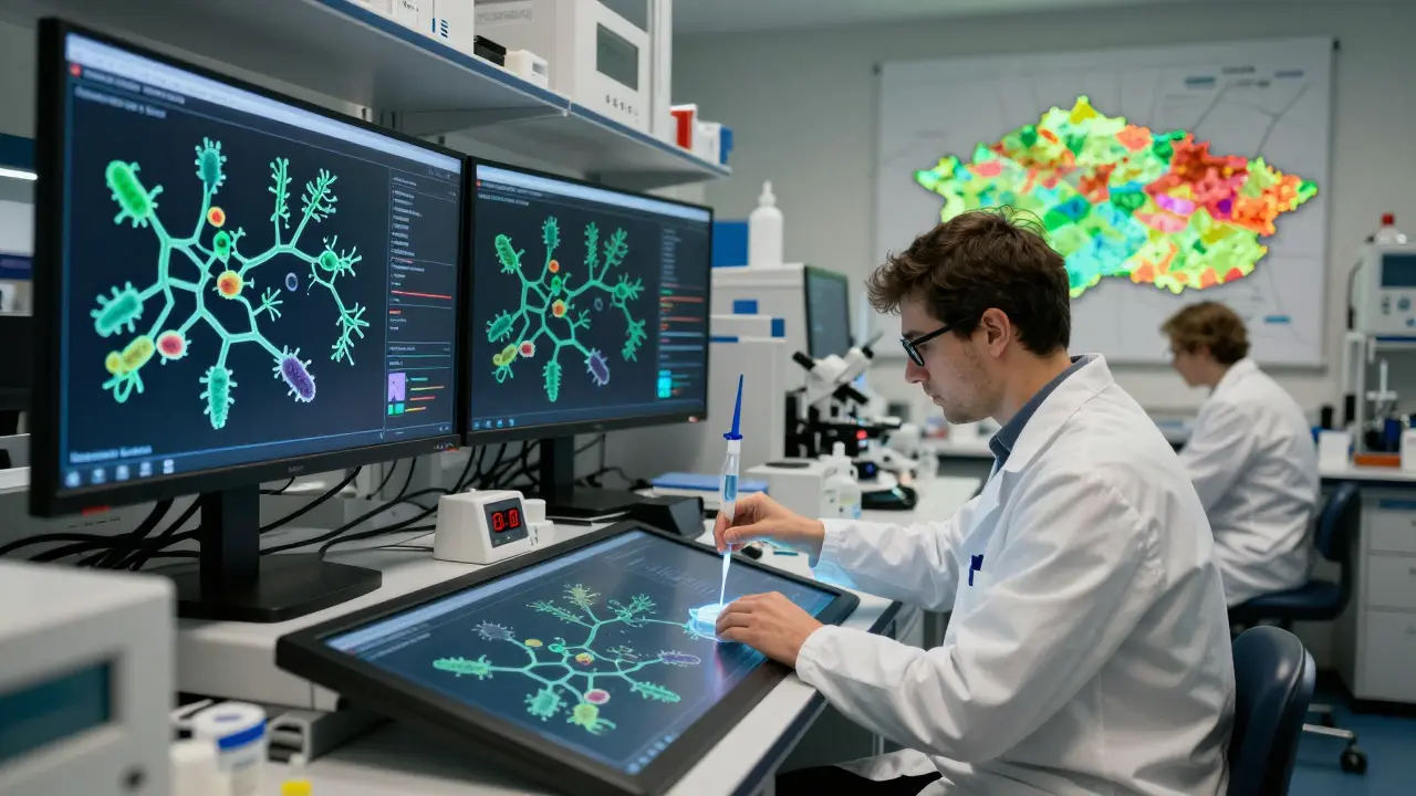 Laboratoř v Praze sledující vývoj odolných bakterií v reálném čase