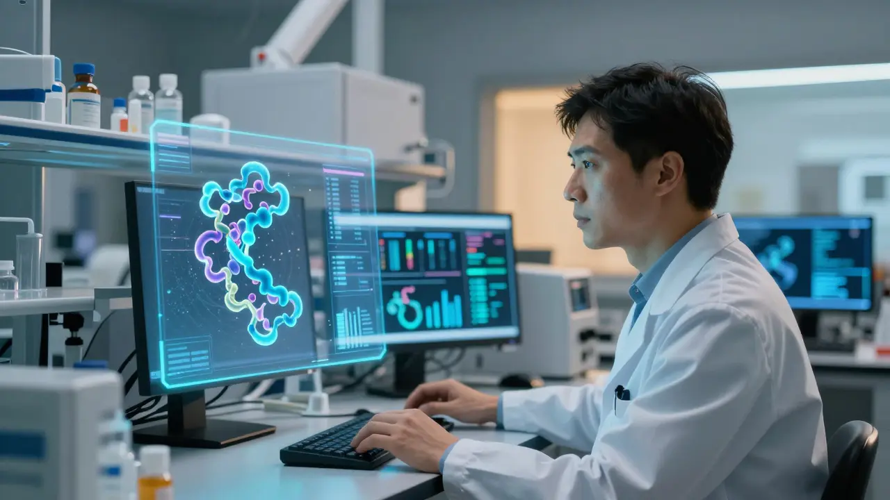 Laboratorní vývoj léků s umělou inteligencí