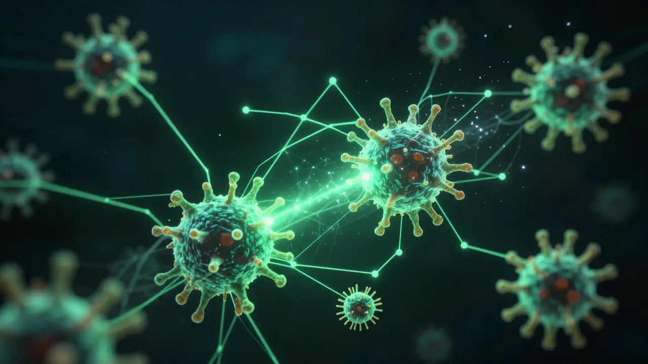 Umělá inteligence cílí na bakterie pomocí pokročilé technologie.