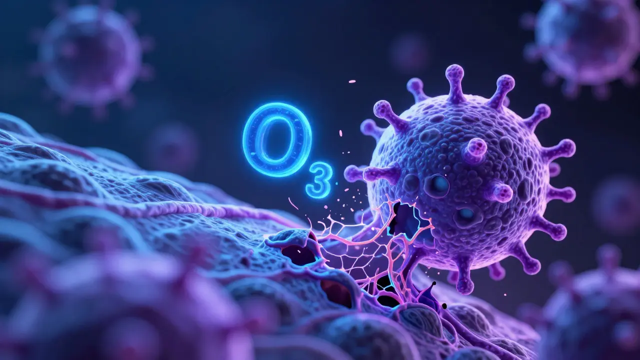 Co všechno zabije ozón? Efektivita ozonizace při likvidaci mikroorganismů