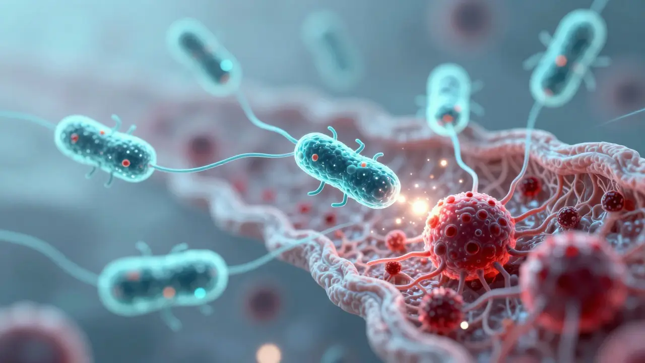 Inženýrské bakterie cíleně útočící na nádorové buňky v rámci syntetické biologie