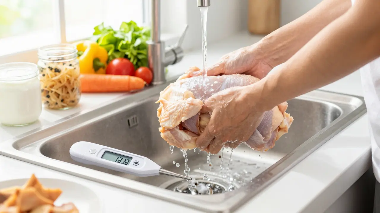 Hygiena v kuchyni: mytí rukou a bezpečná příprava masa