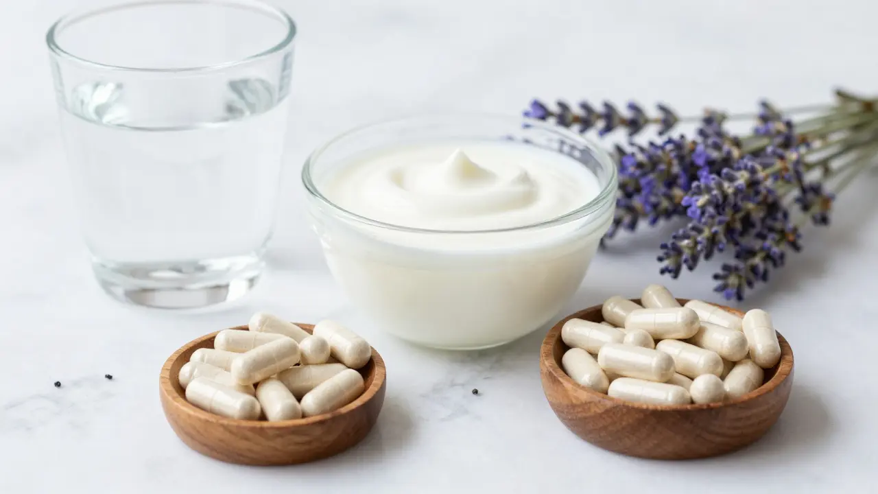 Přírodní prostředky jako jogurt a probiotika pro zdraví pochvy